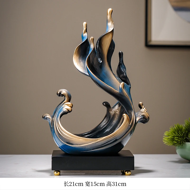 

Статуэтка из смолы "Ветер и вода", прозрачный желтый/прозрачный серый/ретро-желтый