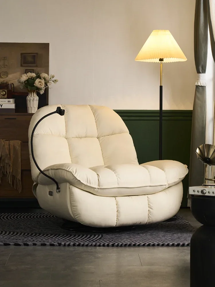 Электрическое кресло-качалка диван гостиная для взрослых вращающееся ленивое