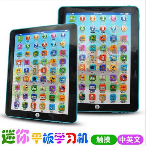 Планшет сенсорный Детский развивающий на английском и китайском языках |