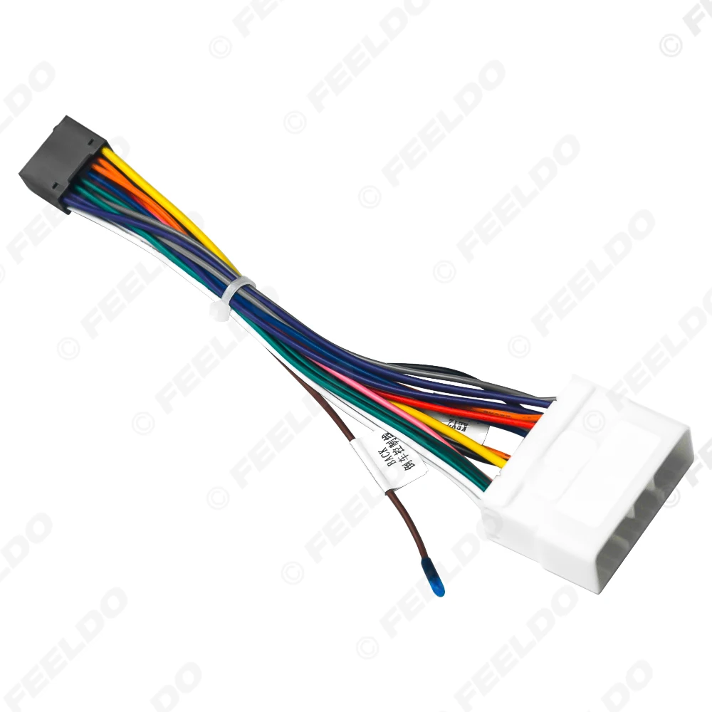 FEELDO 1 шт. автомобильное аудио радио 16PIN жгут проводов адаптер для Ssangyong Chevrolet Spark Power