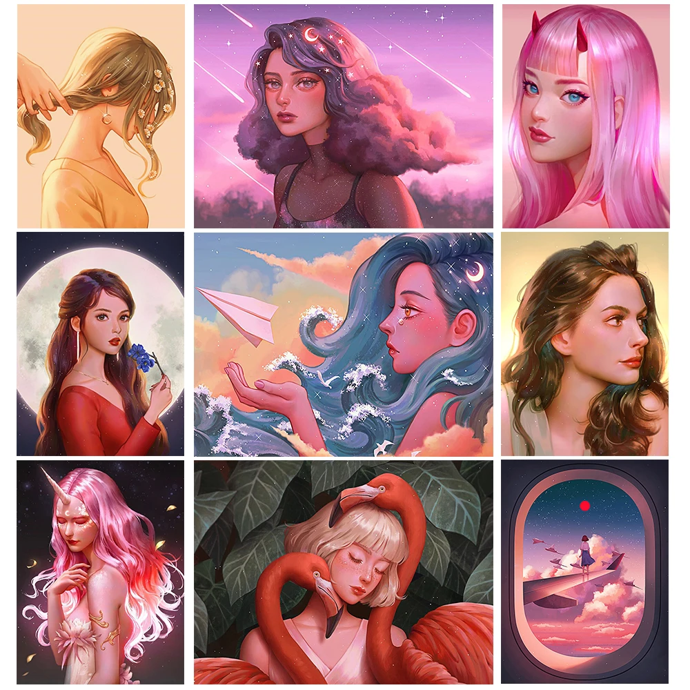 

5d алмазная живопись, бриллиантовая картина, сделай сам, полный круг, квадратная стразы, Набор для вышивки, украшение для дома, картина, подар...