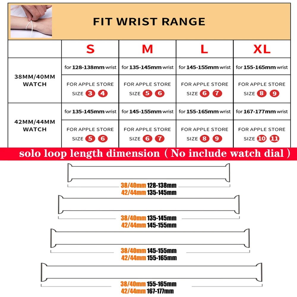 Braided SOLO LOOP Strap For Apple watch band  40mm 38mm 42mm 44 mm Nylon bracelet correa iWatch serie 3 4 5 SE 6 7 8 45mm 41mm