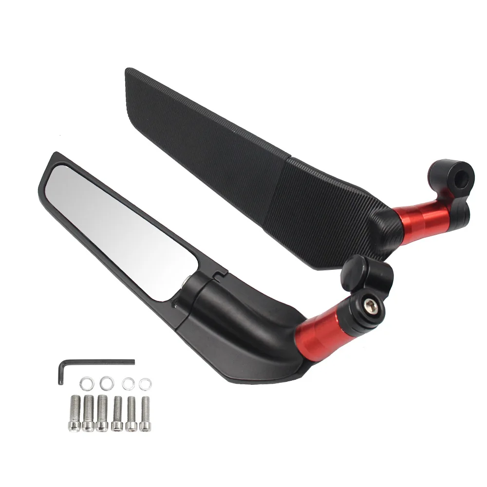 

2pcs 8/10mm ATV Motorcycle Universal Larger Rearview Side Mirrors For Yamaha R3/V3 Honda Suzuki Kawasaki Reflective Rear Mirror