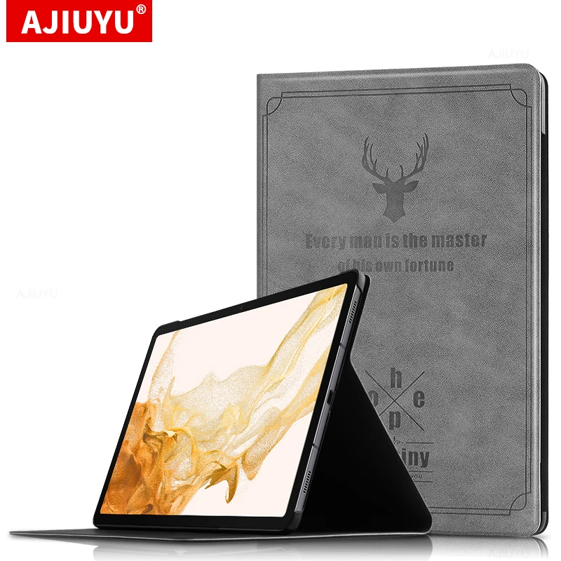 

Case For Samsung Galaxy Tab S8 11" SM-X700 X705 X706 2022 Protective Cover For Tab S8+ 12.4 SM-X800 X806 X805 S8 Plus Stand Case
