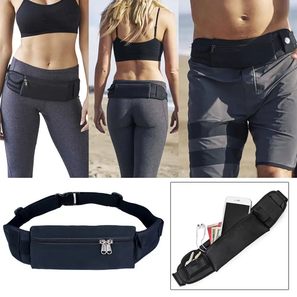 

Running Waist Bag Fanny Pack Hip Pack Pouch for Man Women Sports Travel Hiking