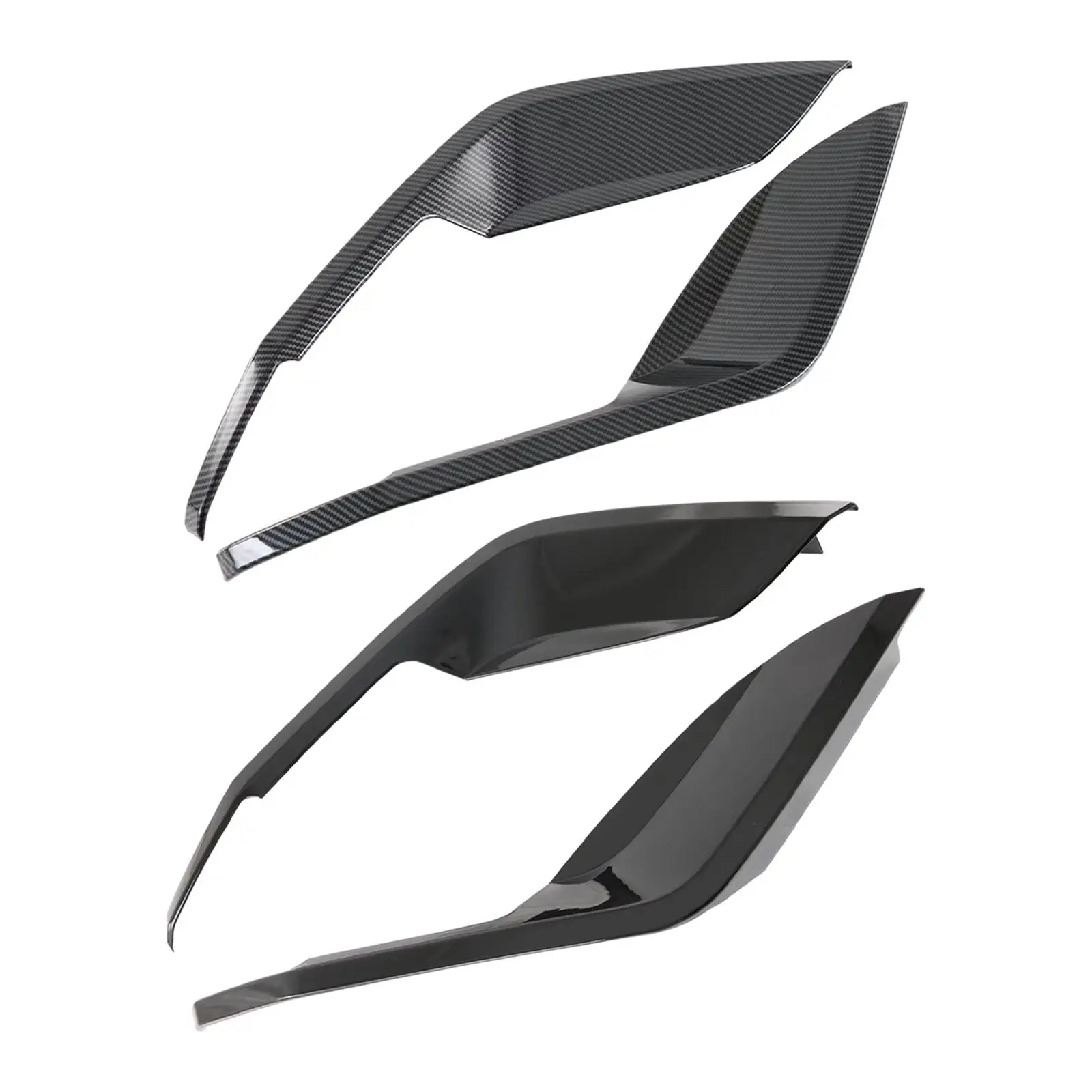 2x Front Fog Light Eyebrow Lamp Cover Replaces Spare Parts Decor for Byd Dolphin 2021-2023 Atto 2 ea1