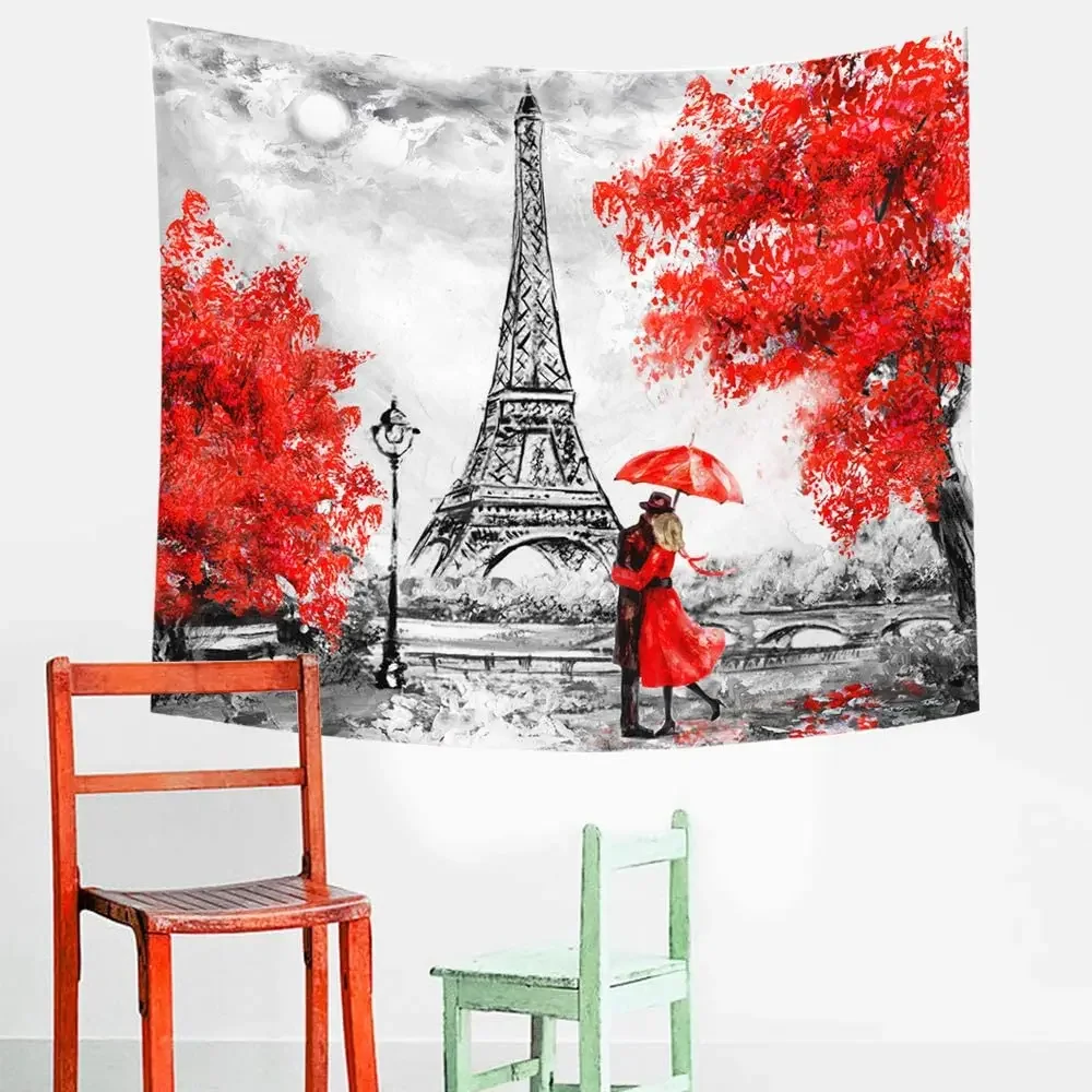 Картина маслом London Lovers Kiss By Ho Me Lili Гобелен Эстетический Романтический Серый