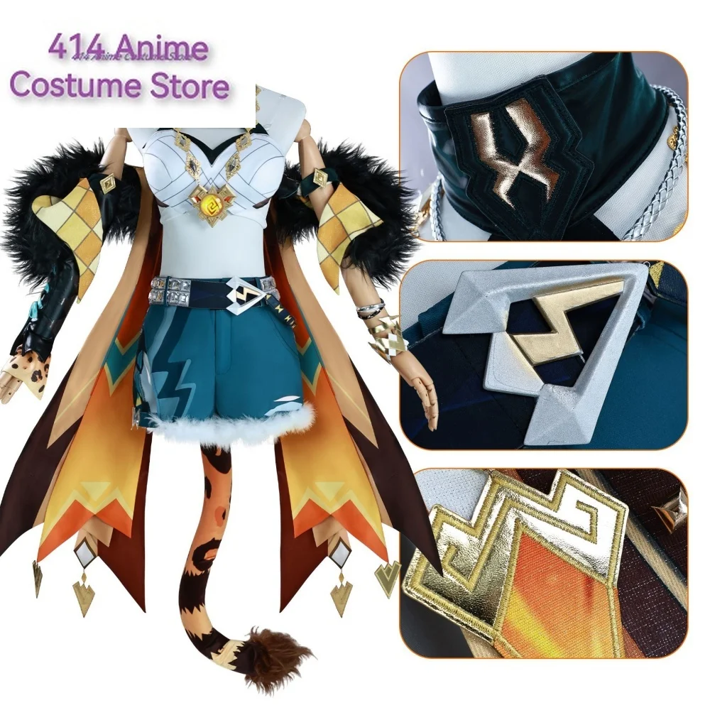 Парик для косплея из игры GenshinImpact xilонен сексуальная форма ремесленника Nanatzcayan