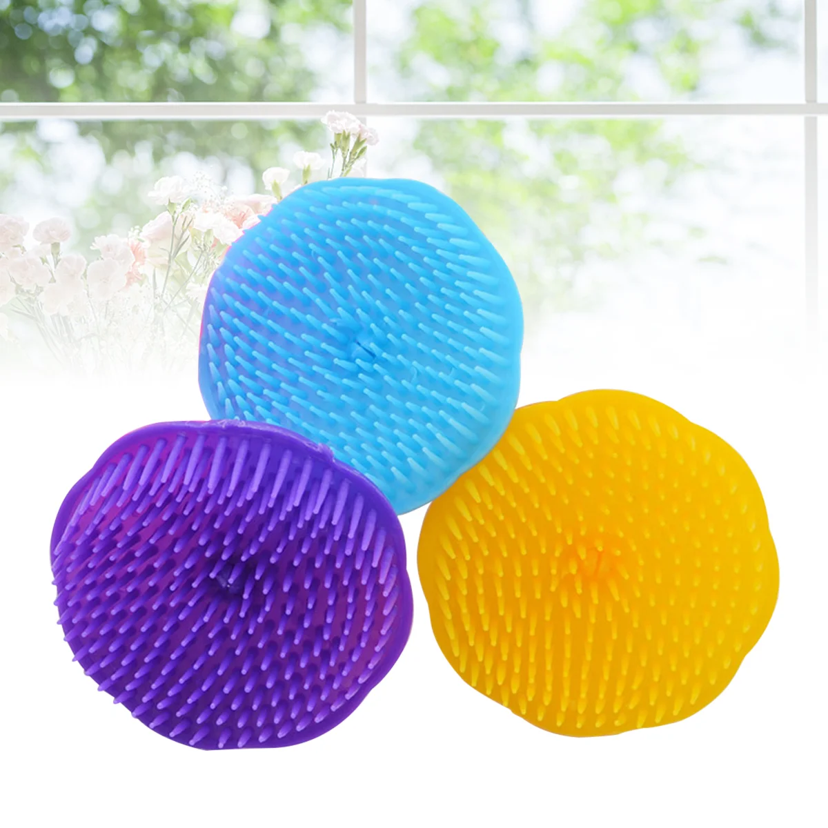 

Brush Shower Siliconescalp Hair Head Shampoo Brushes Cleansing Skin Foaming Exfoliating Cleaning Facialminibath Washing Body Spa