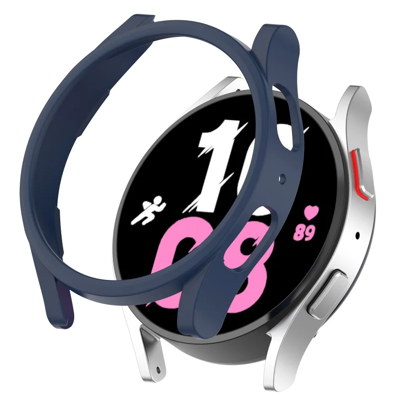 2pcs Suitable for Samsung Watch Half Wrapped Protective Case Watch 5  40/44mm Bright Scale Protective Case Watch Accessories