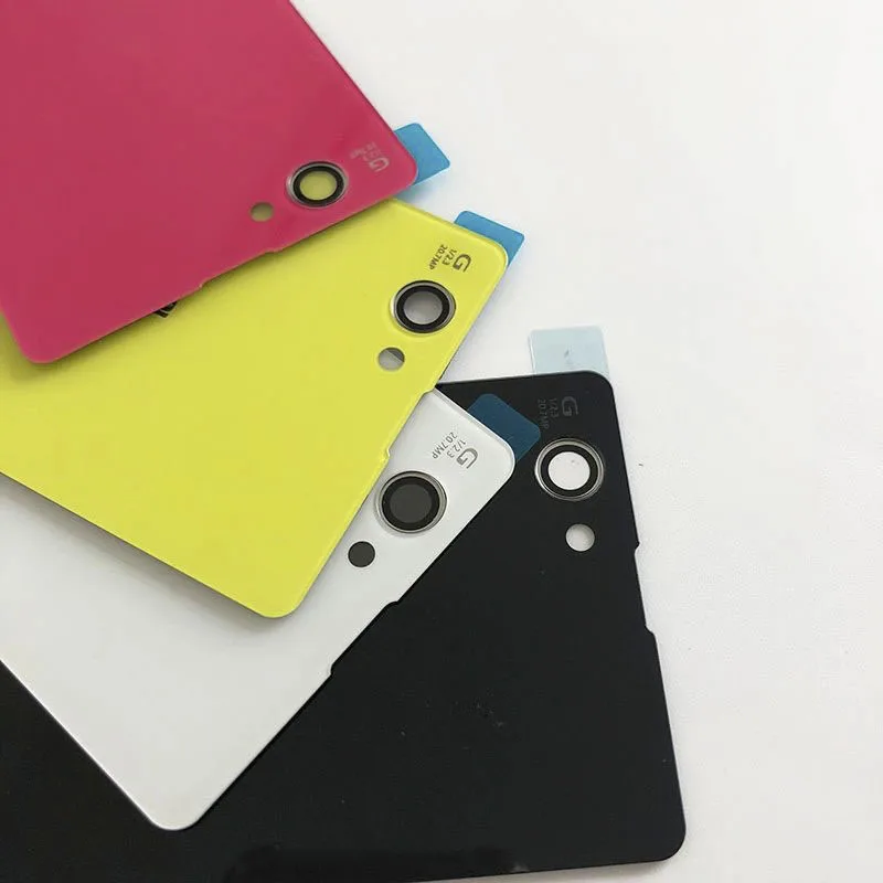Задняя стеклянная крышка корпуса батарейного отсека для Sony Xperia Z3 Compact z3 mini D5803 D5833