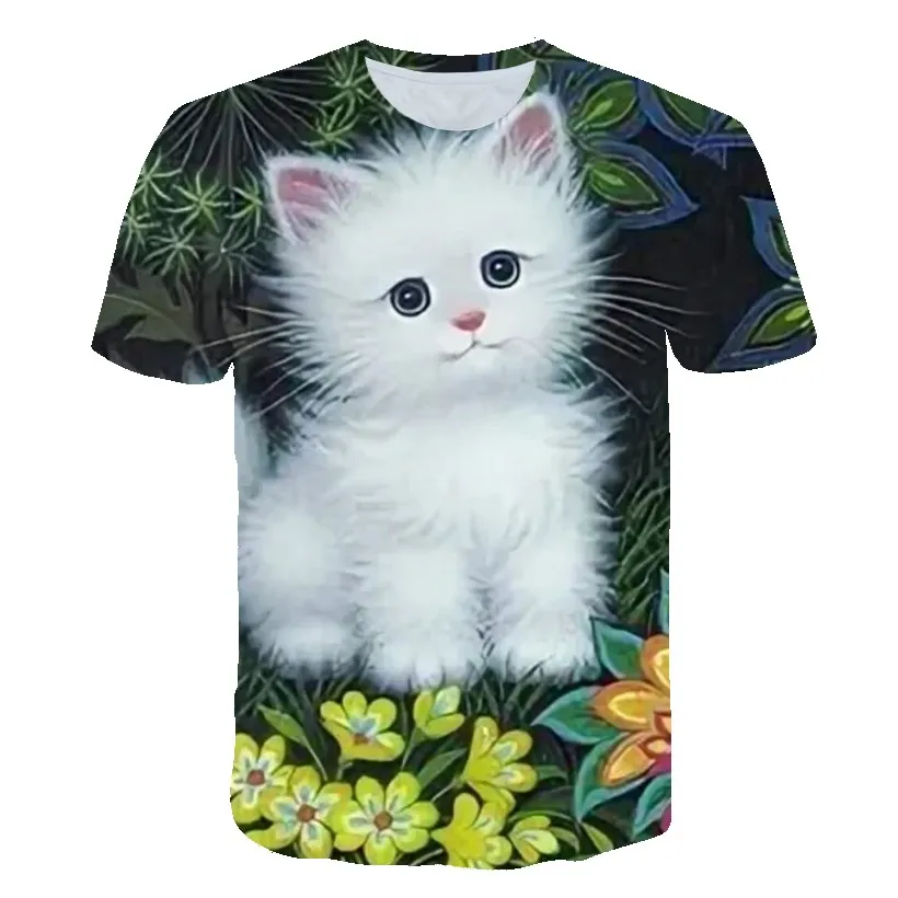 

Топ для девочек, летняя повседневная футболка, пуловер с круглым вырезом и короткими рукавами для мальчиков, новинка 2021, детская одежда, дет...