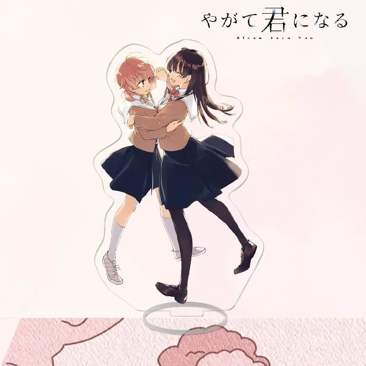 Фото Yuri Anime Bloom Into You акриловая подставка Yuu Koito Touko Nanami экшн-фигурка игрушка акриловая настольная подставка модель игрушки подарки 15 см №3