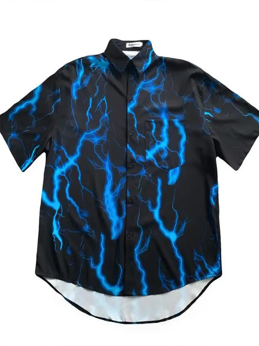 Забавная рубашка в стиле оверсайз с молнией летние свободные женские корейские