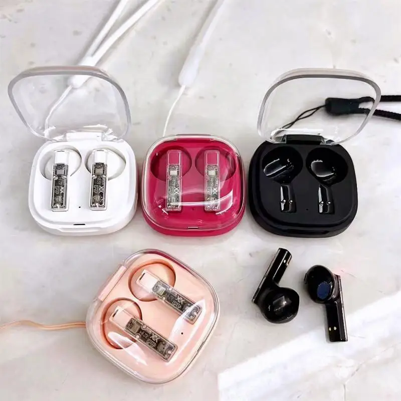 

Call Noise Reduction Earbuds Transparent Touch Control Tws Earphones True Wireless Sports Game Headset For Xiaomi Huawei