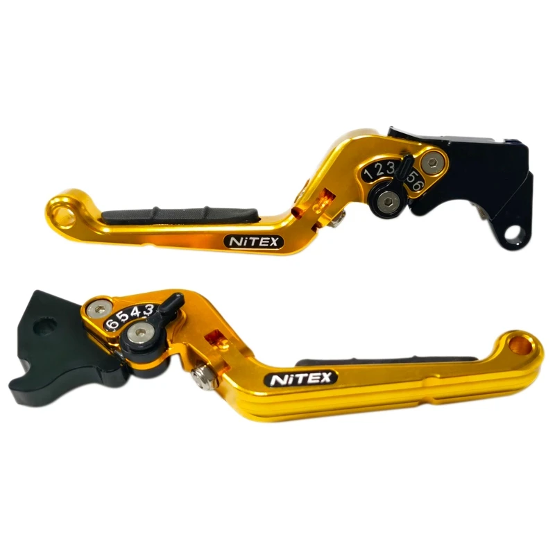 

NITEX Motorcycle CNC Aluminum Clutch Brake Levers Handbrake Folding Extendable Adjustable For YAMAHA R3 R15