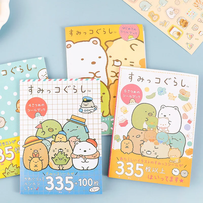 

16Pcs Kawaii Sumikko Gurashi Sticker Book Writing Paper Notebook DIY Journal Album Diary Scrapbooking Stickers Office Stationery