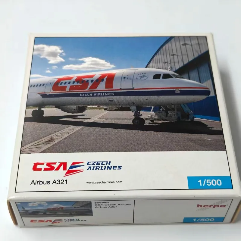 Модель пассажирского самолета Czech A321 OK-CEC из литого под давлением сплава, масштаб 1:500, для коллекций и демонстрации. (art.: 3920d2cfd4b64) - 3920d2cfd4b64