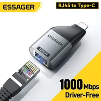 Адаптер Essager RJ45 на Type-C