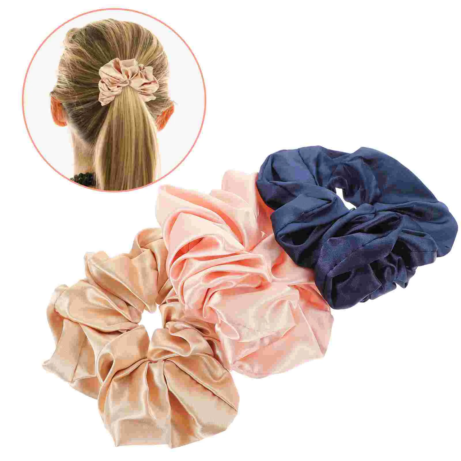 

3 шт., женские эластичные резинки для волос