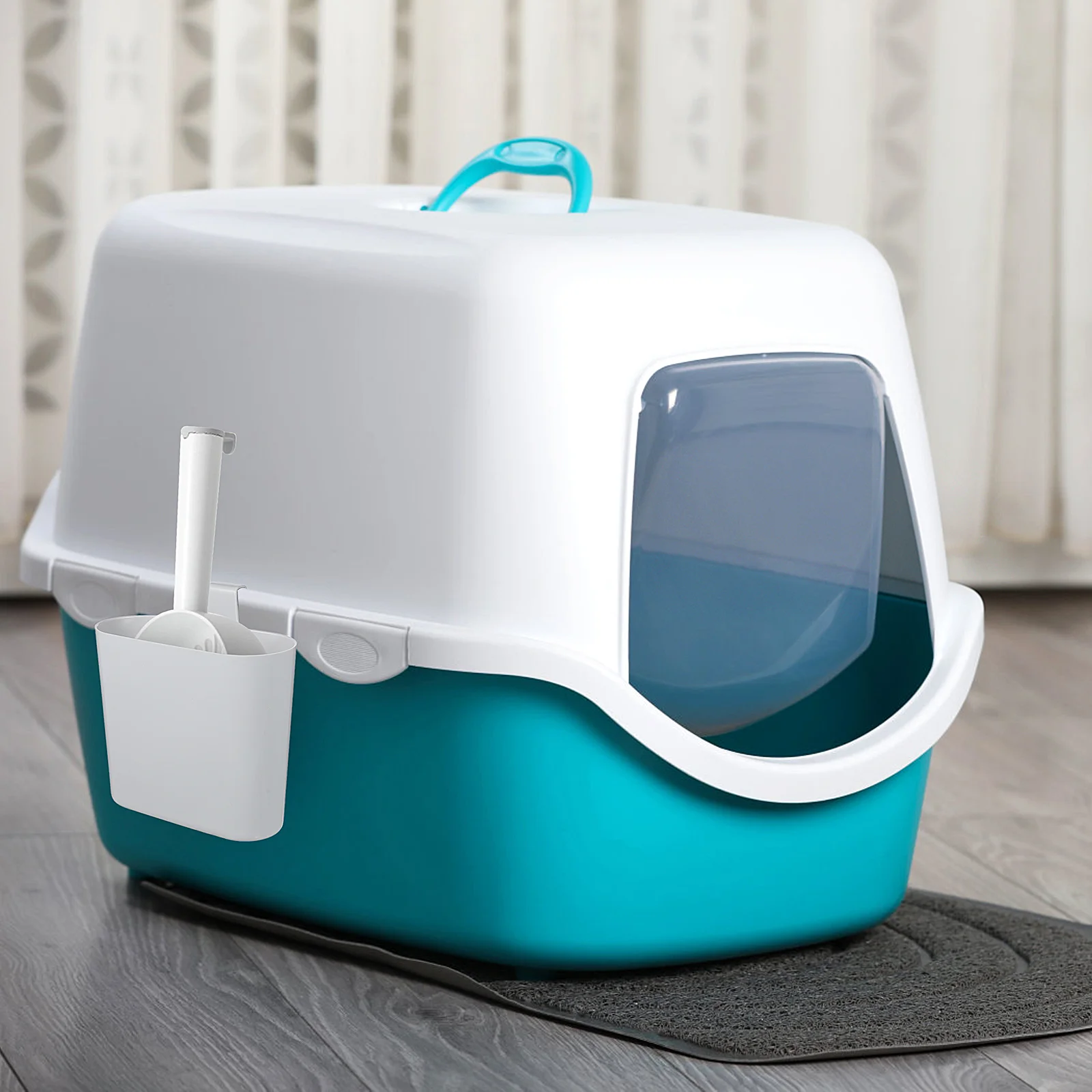 Скрытая ложка для кошачьего туалета мусорное ведро с крышкой держатели совок