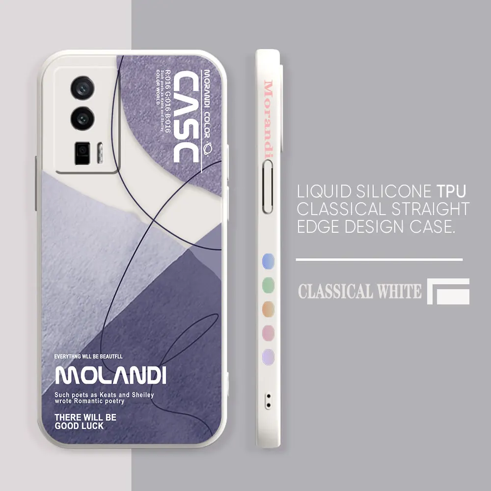 Case For Redmi K60E K60 K50 K40S K40 K30 K20 12C 10C 9A 9 8 10X 10A 10 Pro 4G 5G Gaming Case Fundas Cqoues Shell Morandi Colors