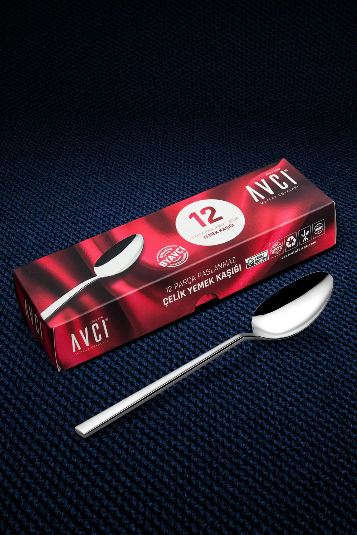 

Классическая столовая ложка из нержавеющей стали, 12 штук, 18/10