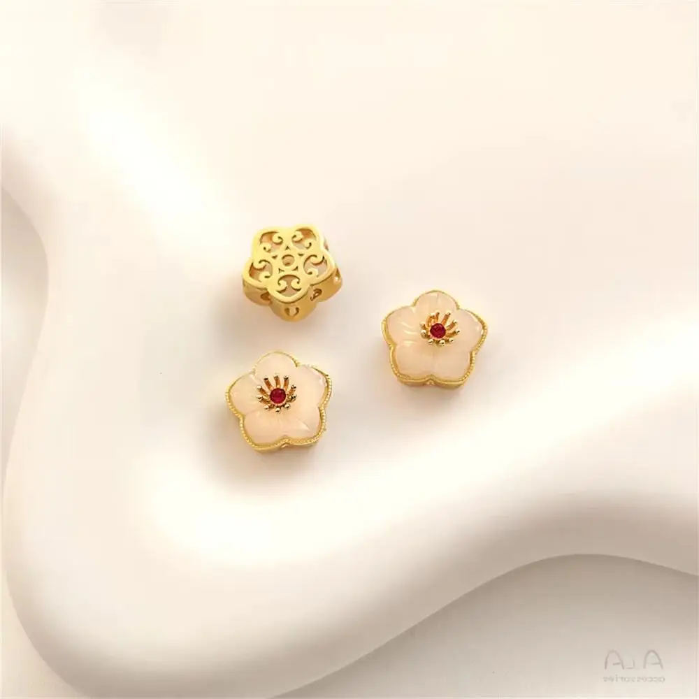 Медное покрытие матовое золото инкрустированный камень кошачий глаз