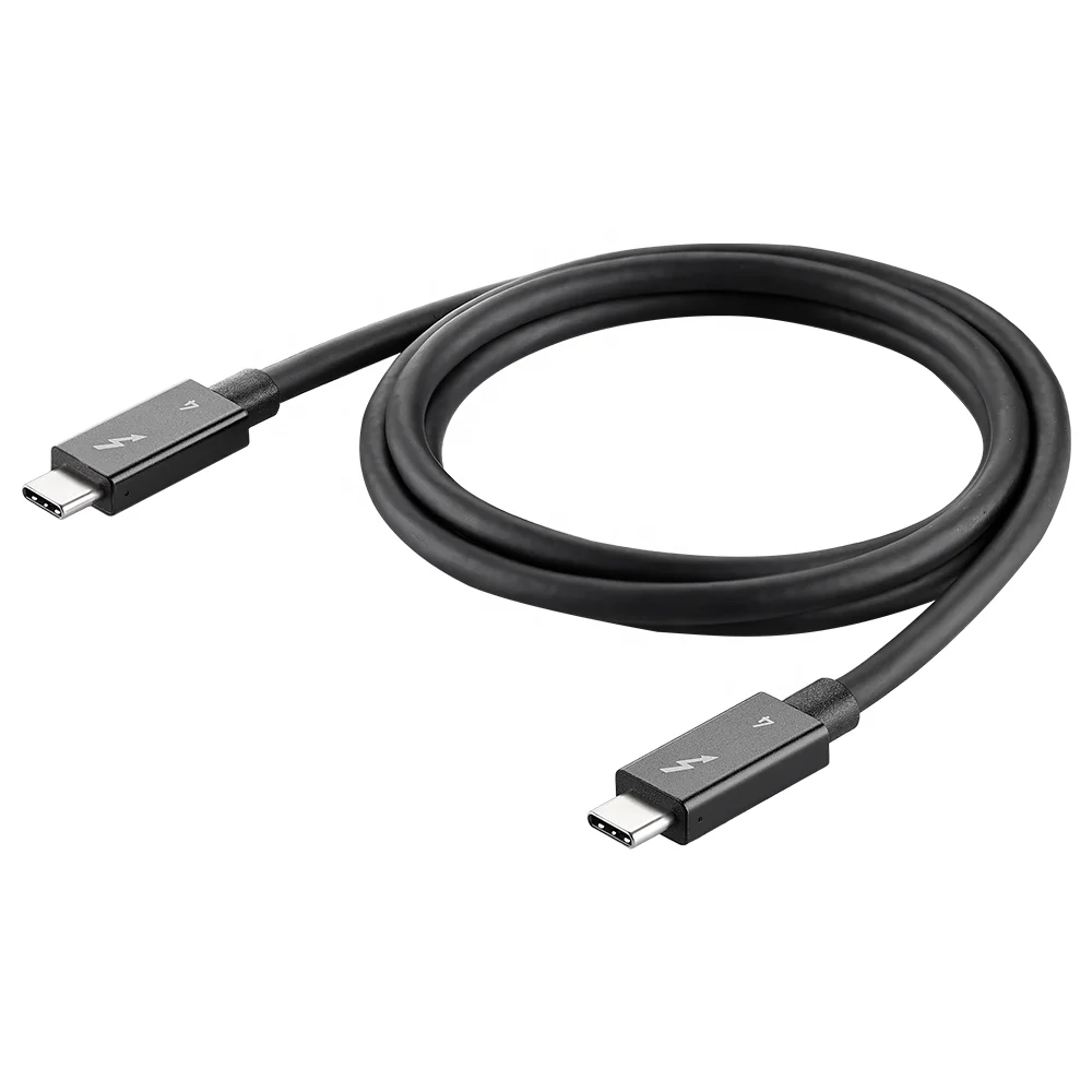 

Коаксиальный кабель USB 4 типа C Thunderbolt 3 0,8 м 1 м 1,2 м PD 100 Вт 8K @ 60 Гц 40 Гбит/с передача данных Быстрая зарядка для ноутбука Macbook IPad