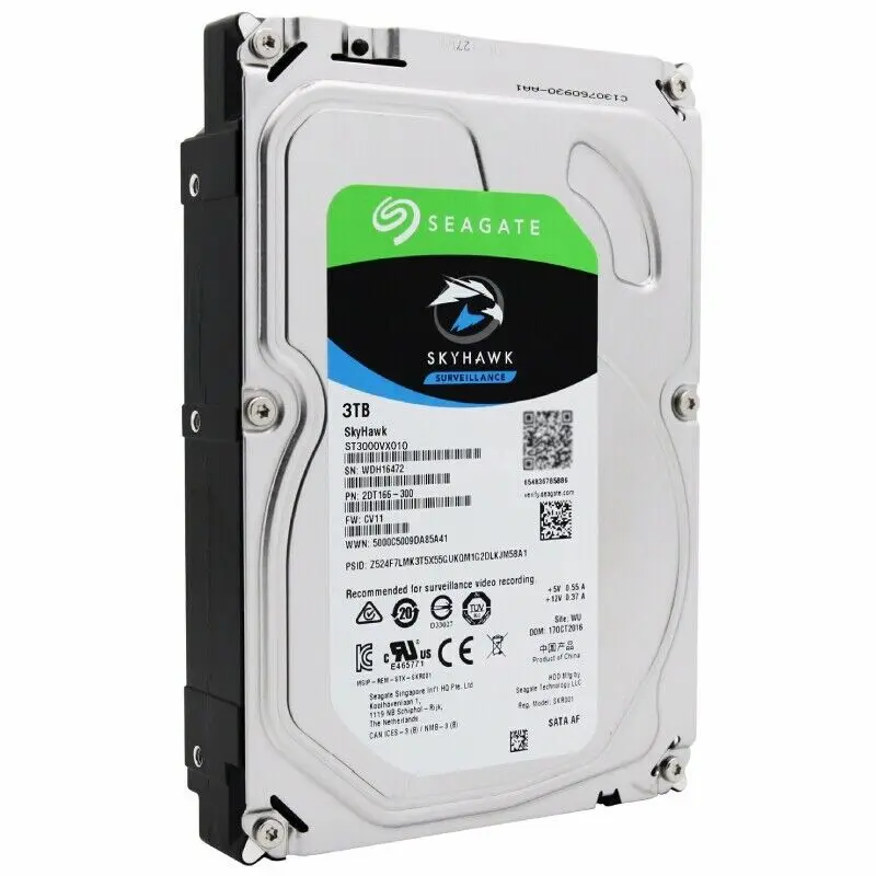

FOR Seagate Surveillance Skyhawk 3 TB,Internal, 3.5" (ST3000VX010) Hard Drive NEW