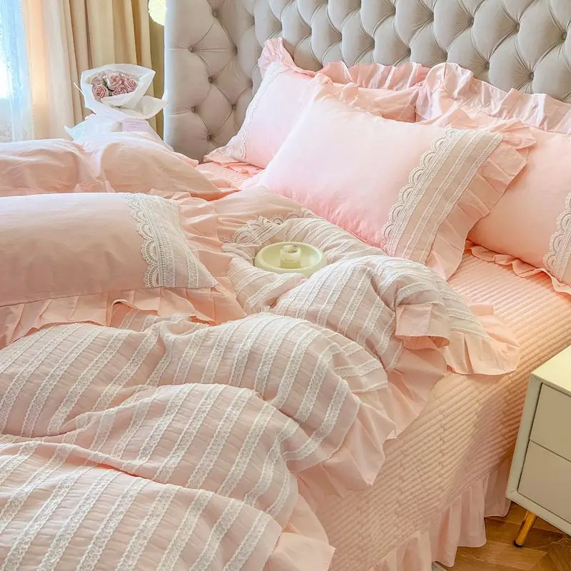 Изабель 40 стеганое покрывало из стираного хлопка четырехсекционное принцессы Sle