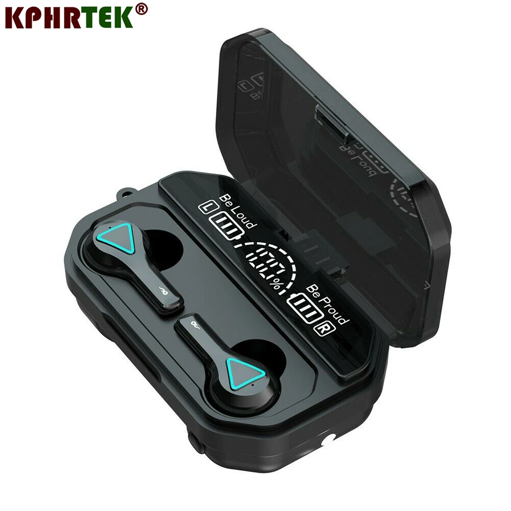 

Беспроводная Bluetooth-гарнитура A15, спортивные наушники-вкладыши с цифровым зеркальным светодиодным дисплеем, шумоподавление, высокое значение, Tws