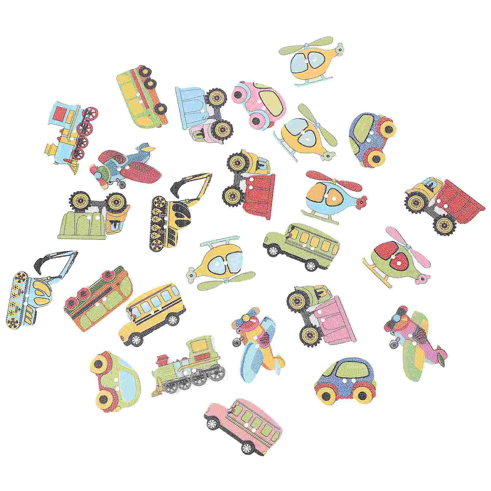 

Buttons Button Clothes Diywooden Wood Clothing Shaped Roket Airplane Train Car Mixed Lovely Assorted Transportation