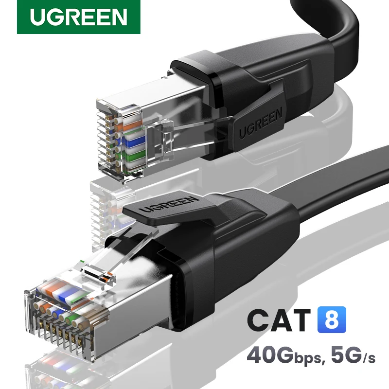 UGREEN Cat8 Ethernet кабель 40 Гбит/с RJ 45 сетевой кабель Lan RJ45 ...