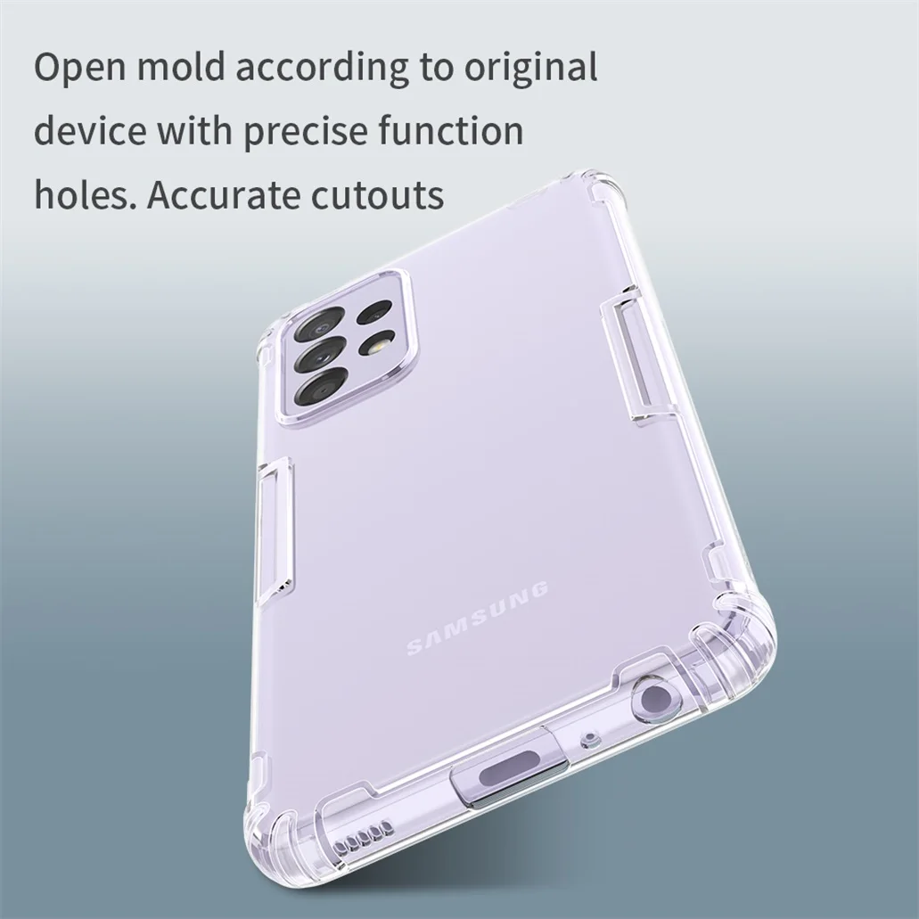 Чехол Nillkin для Samsung Galaxy A52 A72 A52S 4G 5G прозрачный чехол Мягкая силиконовая задняя