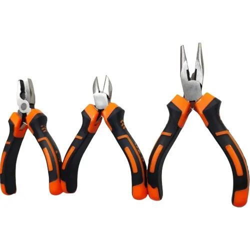 Mini Needle-Nose Pliers Pliers Side Chisel Set 3'lü