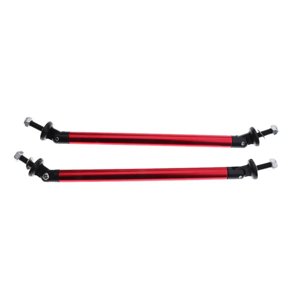 

dolity Car Adjustable Front Bumper Lip Splitter Rod Support Bar 15CM 5.9inch Purple