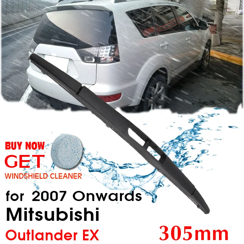 

Car Wiper Blade Rear Back Window Windscreen Windshield Wiper Accessories For Mitsubishi Outlander EX Hatchback 305mm 2007Onwards