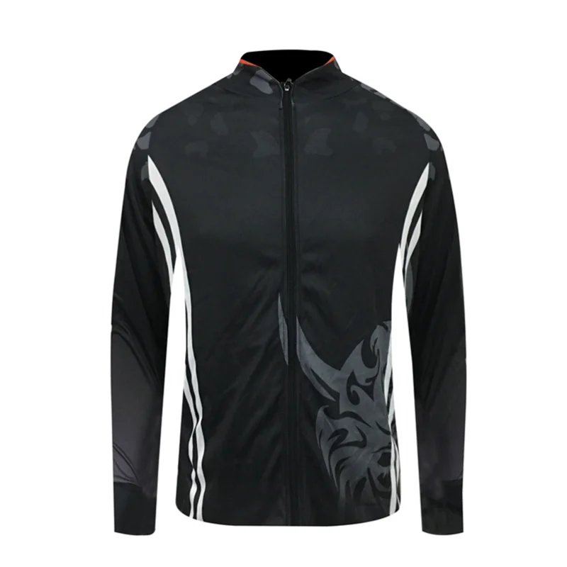 Удобная уличная одежда для рыбалки рубашка с длинным рукавом и круглым вырезом