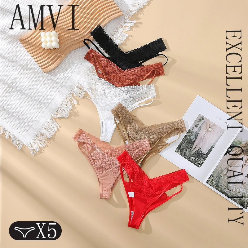 Однотонное кружевное пикантное женское нижнее белье с завязками женские шорты