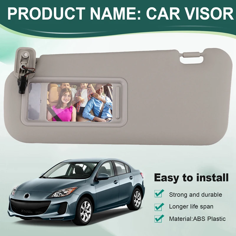 BBM2-69-320C-75 BBM3-69-320C-75 для Mazda 3 2010 2011 2012 2013 салон автомобиля солнцезащитный козырек на