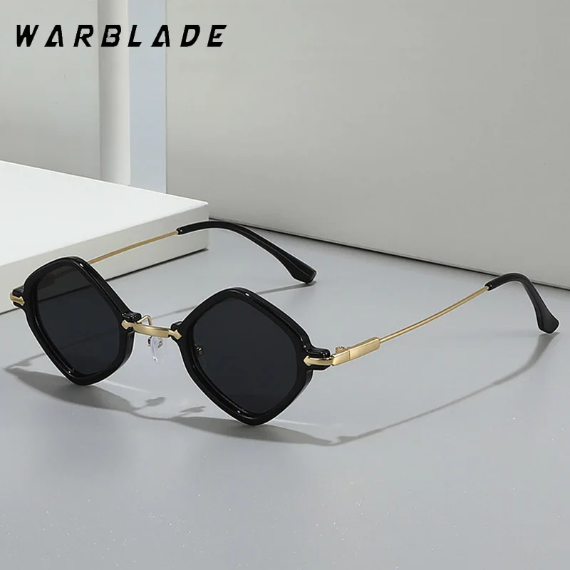 Новинка 2024 Винтажные Солнцезащитные очки в стиле ромб панк хип-хоп женские