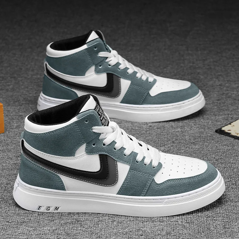 Кроссовки на платформе для мужчин и женщин Вулканизированная подошва высокие