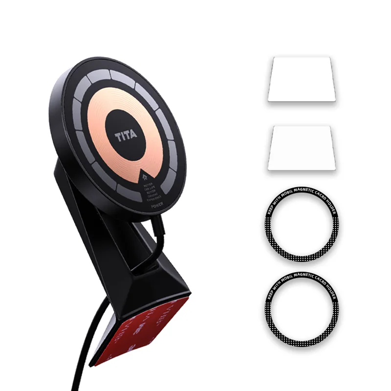 

Автомобильное магнитное беспроводное зарядное устройство, адсорбируемое крепление для телефона Tesla Model Y Juniper для iPhone 16, автомобильный держатель для телефона xiaomi