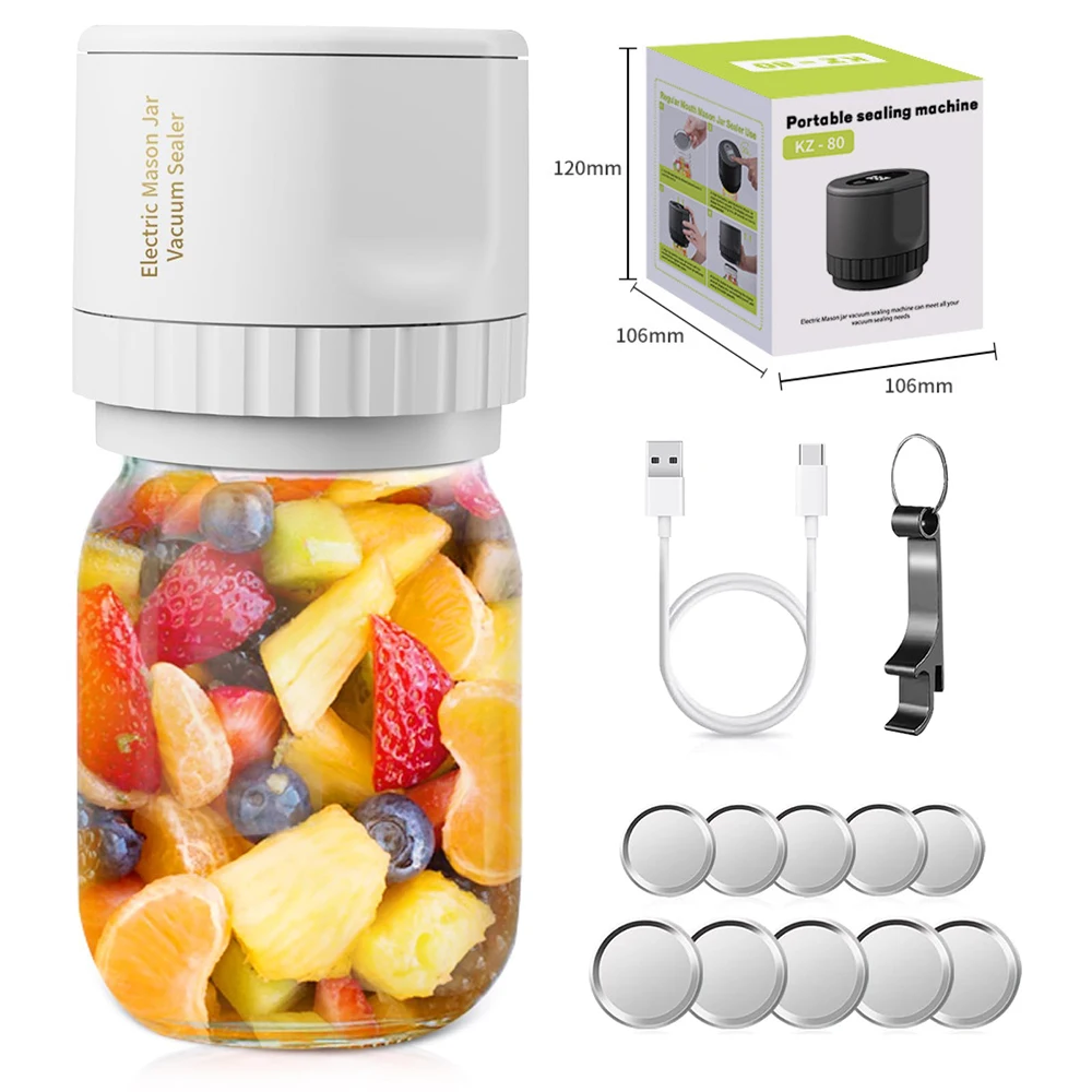 

Электрический вакуумный упаковщик для банок Mason