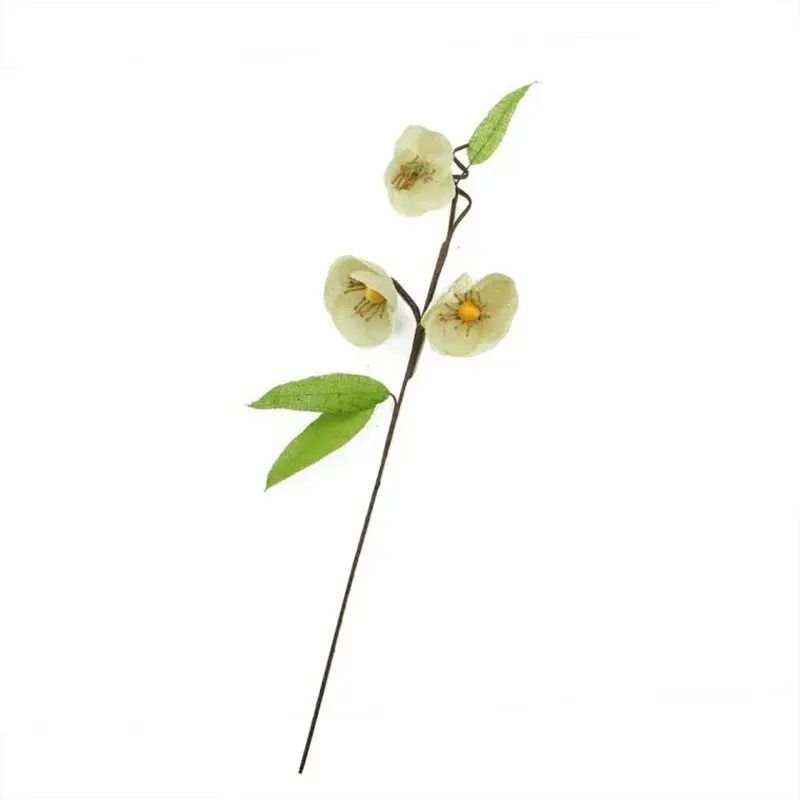 

28" Brown Cream and Green Decorative Spring Floral Artificial Pick Wedding Party Vase Home Autumn Decoration Fake Flower