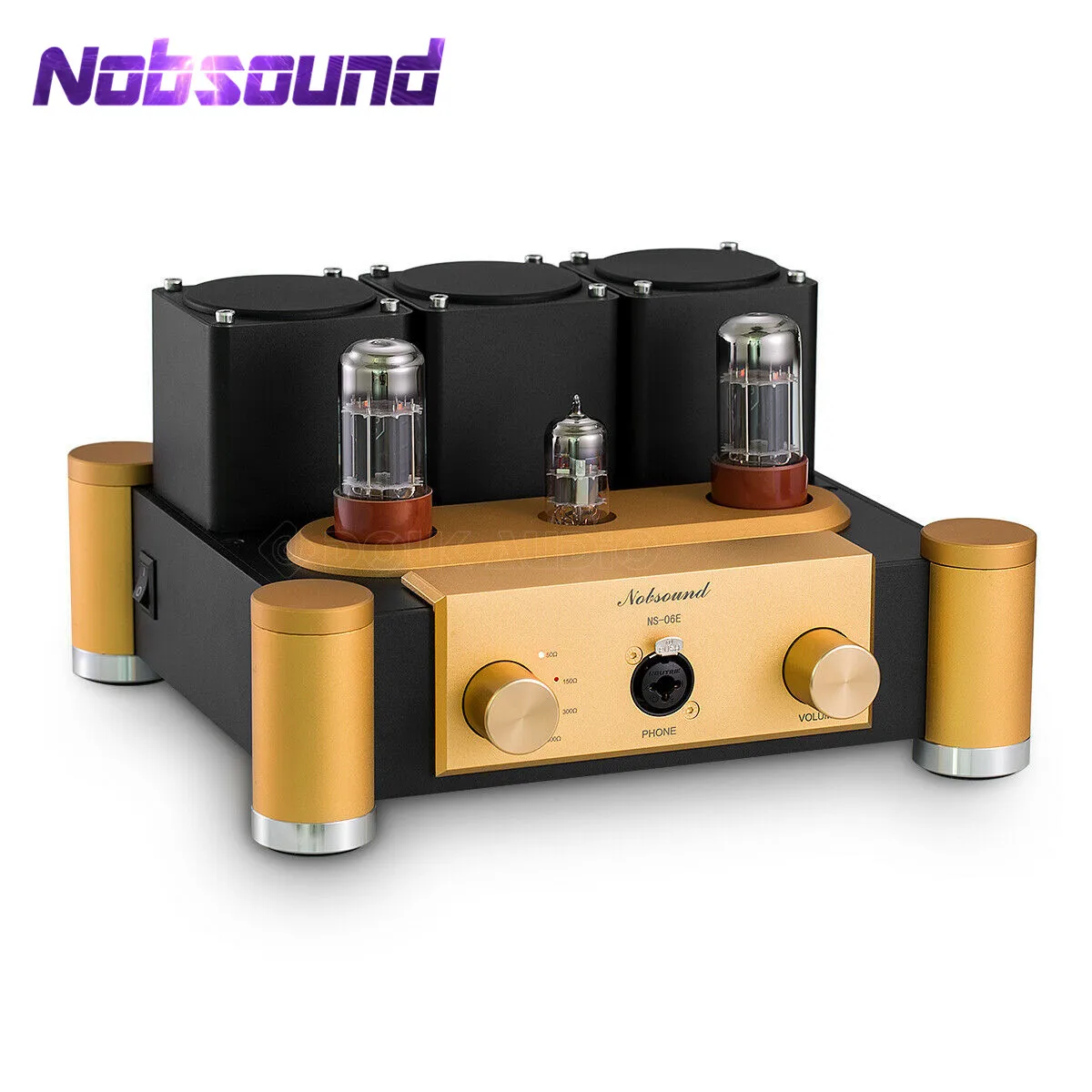 

Nobsound Hi-end 6SN7+ECC83 Valve Tube Amplifier HiFi Pre-Amplifier Desktop Single-ended Class A Headphone Amp