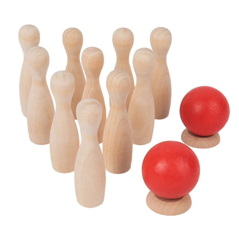 

Developmental Bowling Set Ball Game for Kids Boys Girls Grab & Hand Exercise