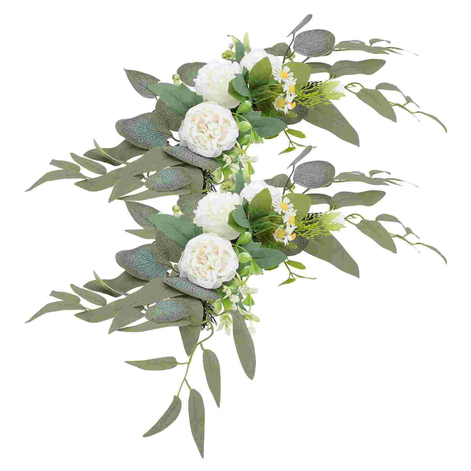 

2Pcs Arch Flowers Rose Peony Multipurpose Wedding Decorations Wedding Welcome Sign Floral Decoration