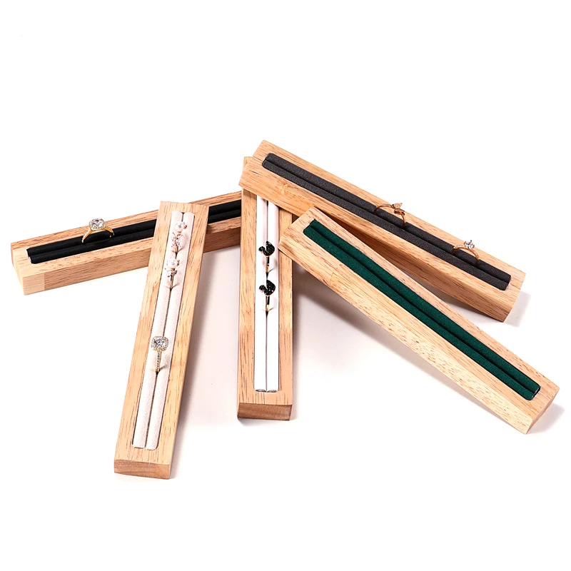 Лоток для демонстрации ювелирных изделий из массива дерева комбинированный